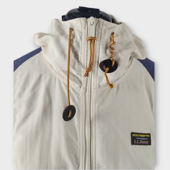 L.L.Bean Anorak Jacket Womens 3X 1/4 Zip Colorblock Hooded Windbreaker Outdoors - Picture 4 of 7